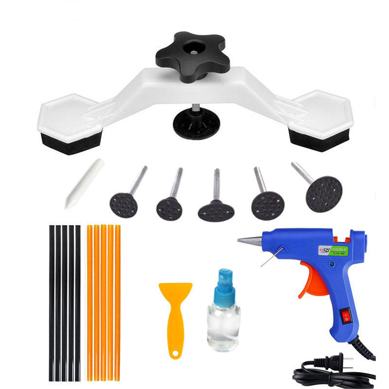 Sheet metal glue gun stick