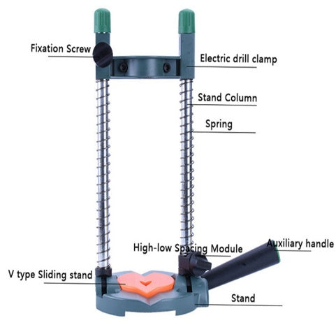 Electric drill bracket