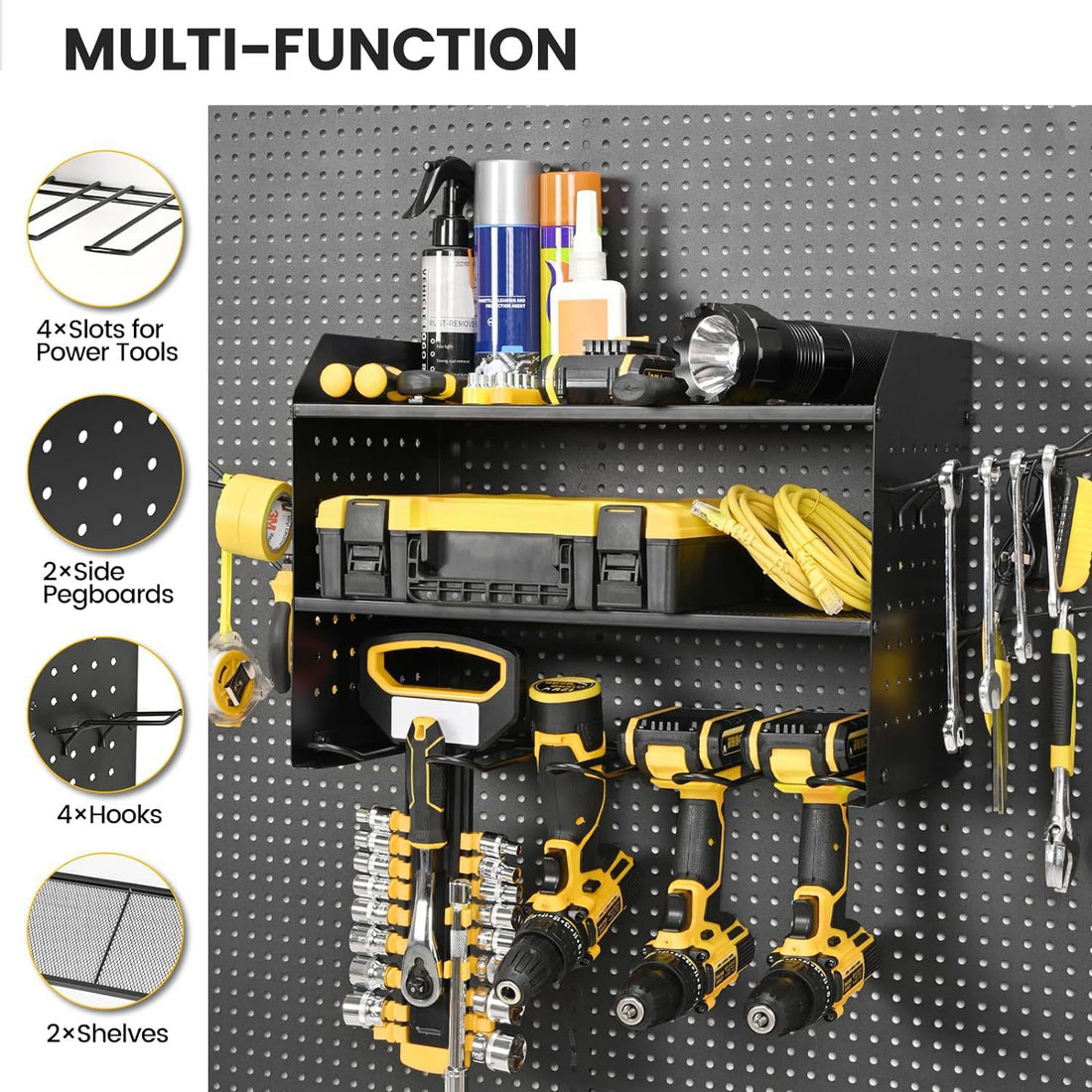 Wall-mounted Electric Drill Holder