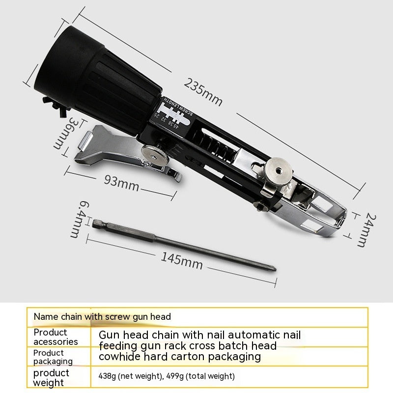 Chain Screw Automatic Nail Gun