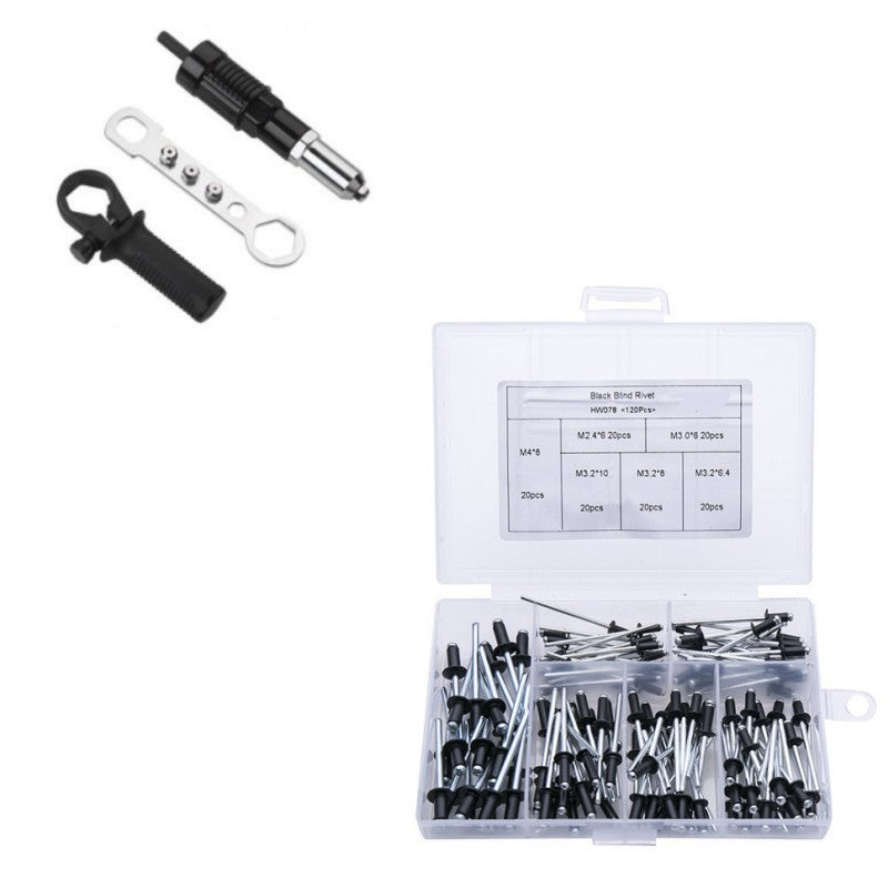 Electric drill rivet machine