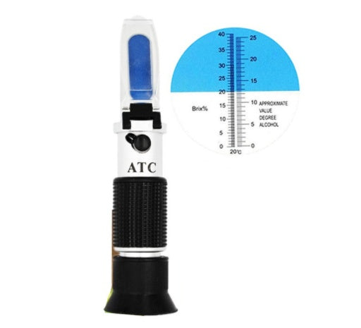 Wine Tester Refractometer Brix Tester Sugar 40 Alcohol Alcohol Tester