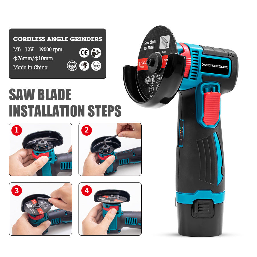 Brushless Mini Lithium-ion Angle Grinder